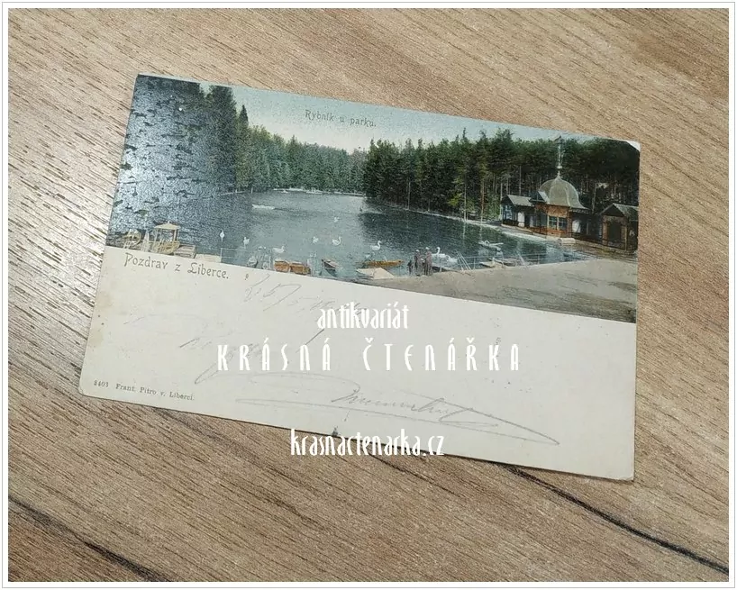 LIBEREC, Labutí jezírko a restaurace Rybářská bašta