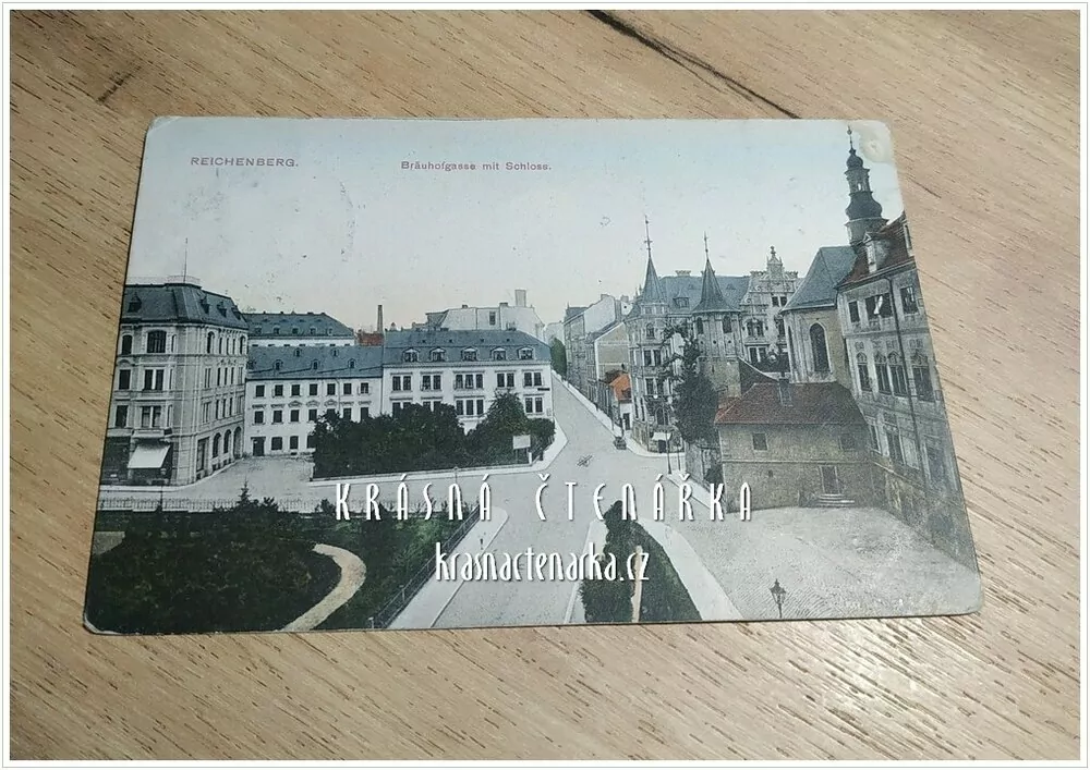 LIBEREC, Zámek a pohled do nynější Palachovy a Felberovy ul.