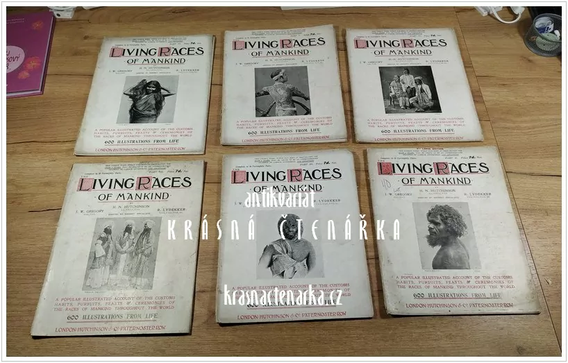 LIVING RACES OF MANKIND II. - XVIII.  (Hutchinson / Gregory / Lydekker)