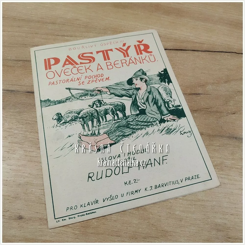 Píseň PASTÝŘ OVEČEK A BERÁNKŮ, pastorální pochod se zpěvem