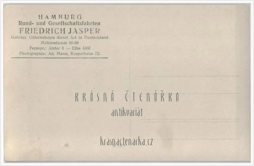 VYHLÍDKOVÝ AUTOBUS, Fridrich Jasper, Hamburg