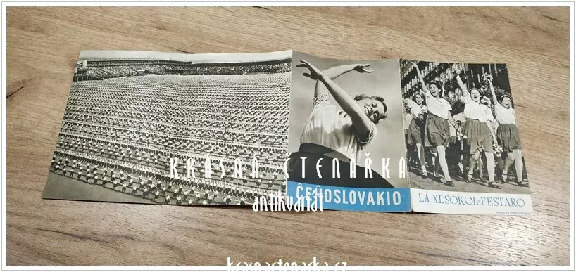 XI. SOKOLSKÝ SLET v roce 1938, leták psaný v esperantu