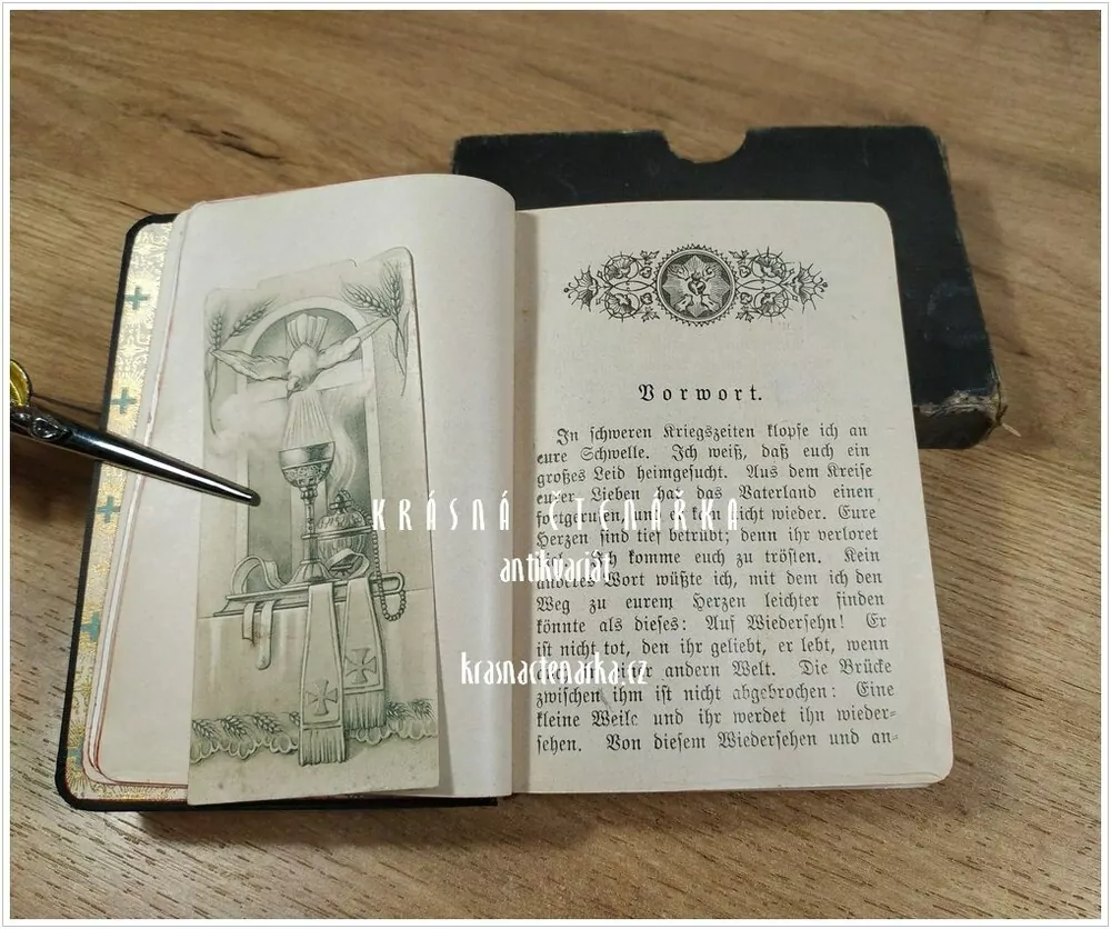 AUF WIEDERSEHN ! Trost- und Gebetbuch für die Hinterbliebenen des Kriegers (Modlitební kniha)