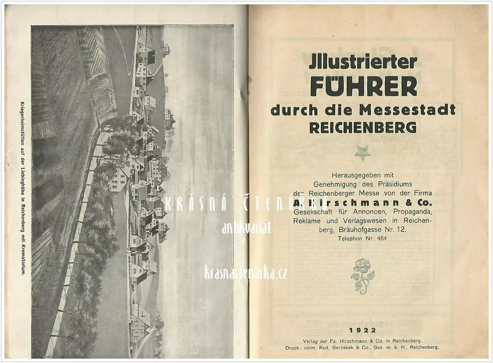 ILLUSTRIERTE FÜHRER DURCH DIE MESSESTADT REICHENBERG 1922 (Liberec)