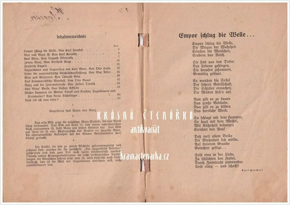 KARL MARX, Der Mann und sein Werk (Danneberg Robert)