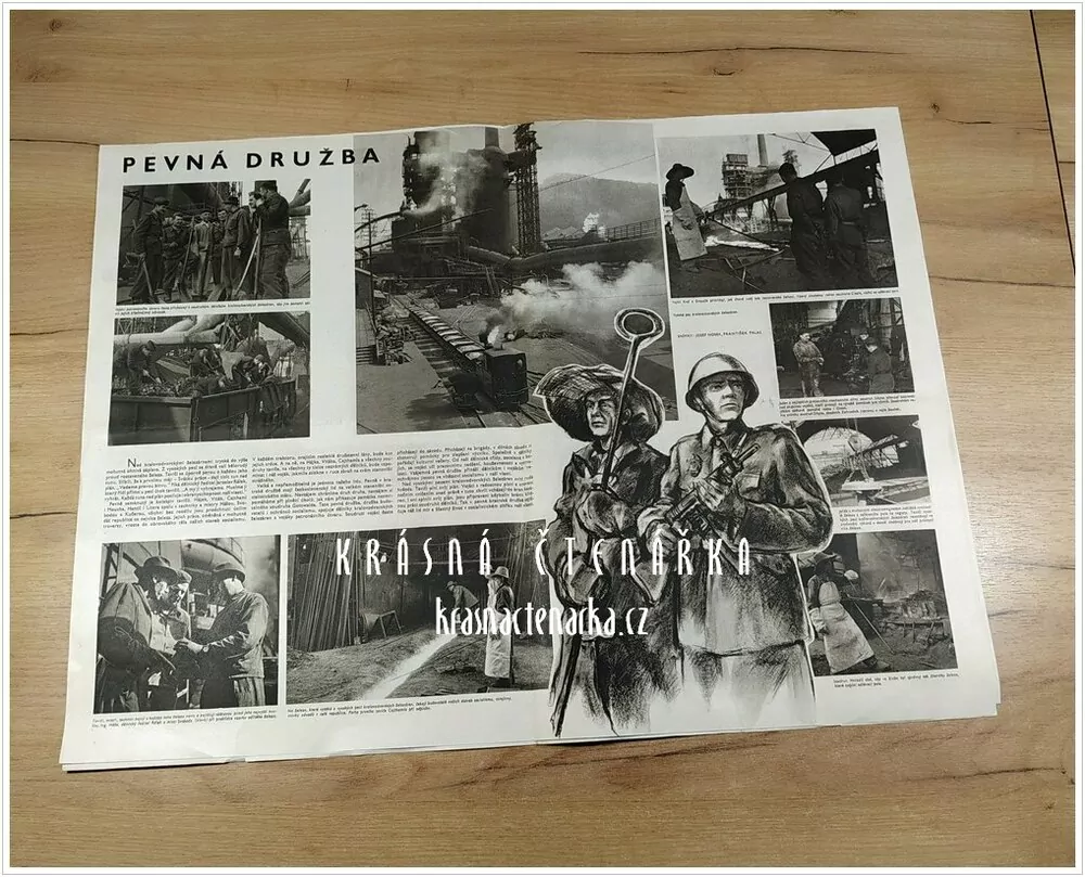 ČESKOSLOVENSKÁ ARMÁDA, číslo 10/1953, Antonín Zápotocký na obálce