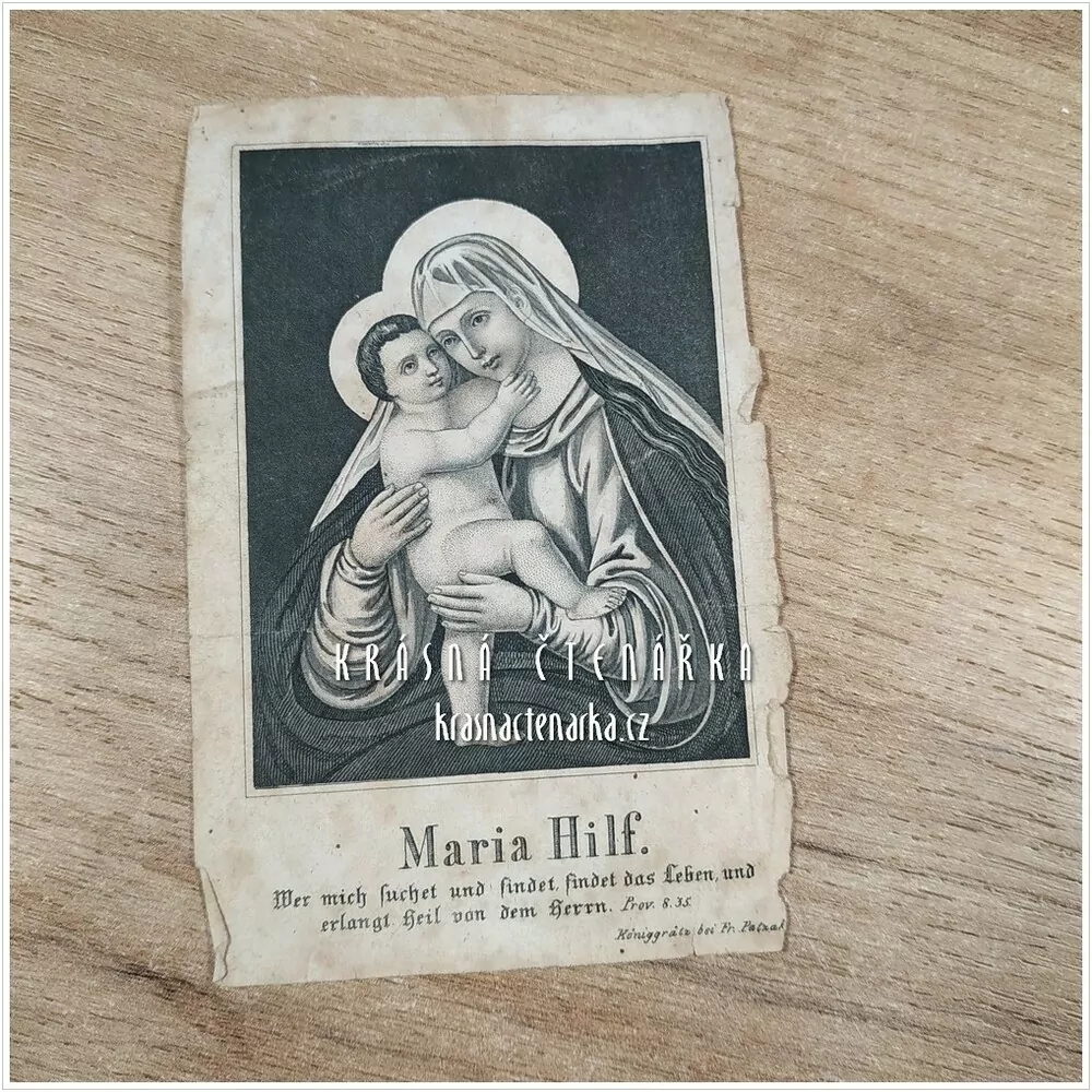 Náboženská ilustrace MARIA HILF