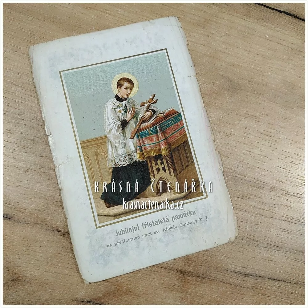 Náboženská ilustrace SV. ALOIS GONZAGA