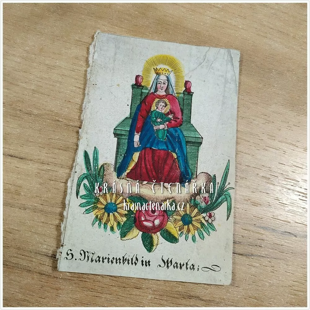 Náboženská ilustrace S. MARIENBILD 