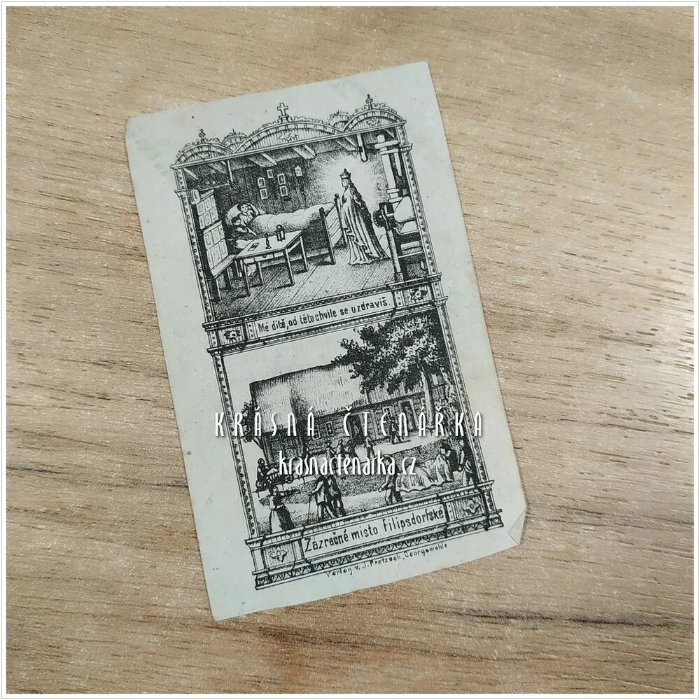 Náboženská ilustrace ZÁZRAČNÉ MÍSTO FILIPSDORFSKÉ