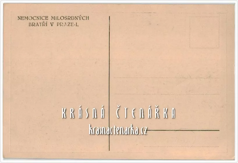 PRAHA, Nemocnice milosrdných bratří, dnes Na Františku