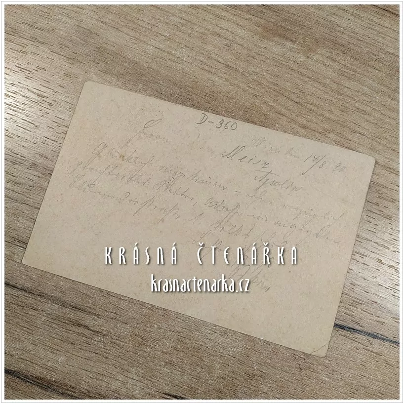 KORESPONDENČNÍ LÍSTEK z roku 1890, razítko WIEN ALSERGRUND