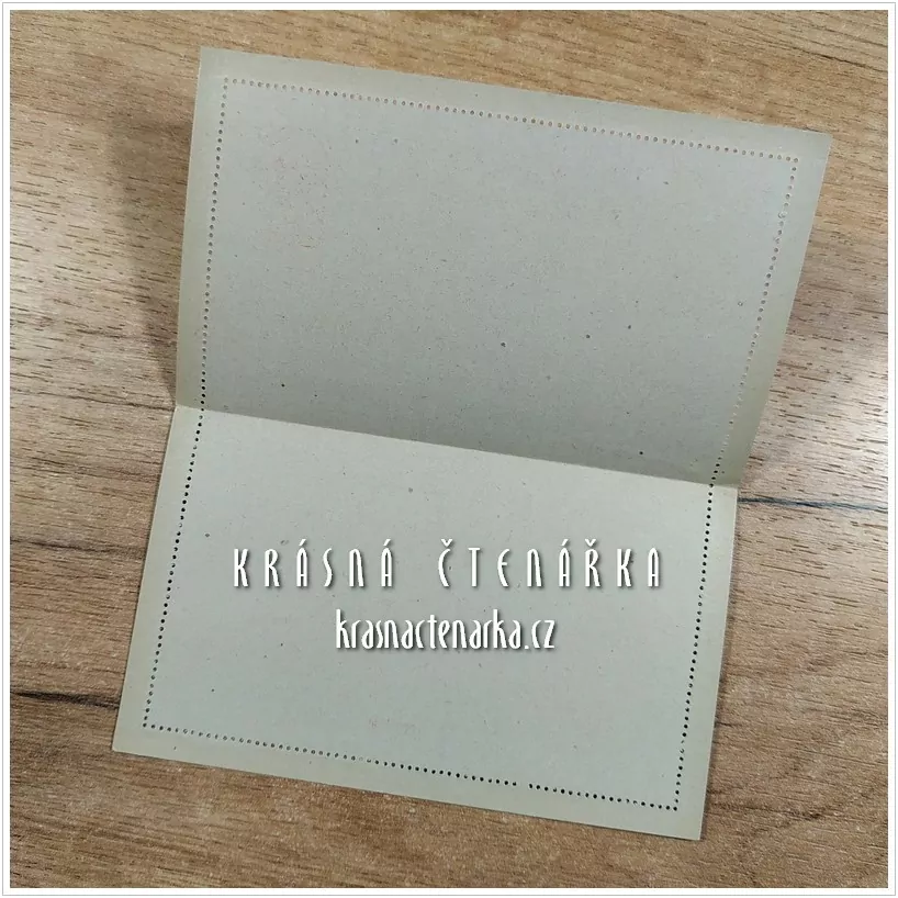 DOPISNICE Zálepka s vytištěnou poštovní známkou