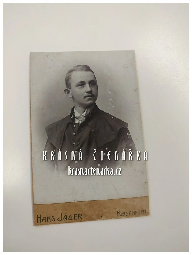 Fotografická vizitka: DŽENTLMEN (Atelier Hans Jager, Klagenfurt)