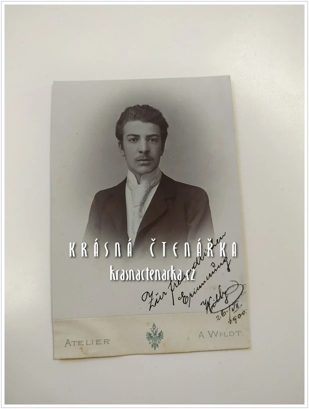 Fotografická vizitka: DŽENTLMEN (Atelier Anton Wildt, České Budějovice)