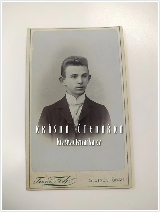 Fotografická vizitka: DŽENTLMEN (Atelier Franz Zeh, Kamenický Šenov)