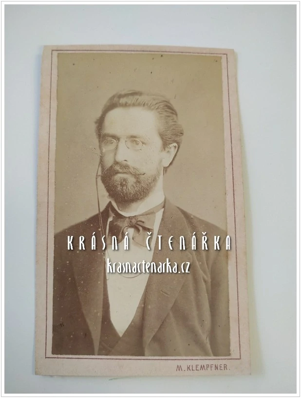 Fotografická vizitka: DŽENTLMEN (Atelier M. Klempfner, Praha)