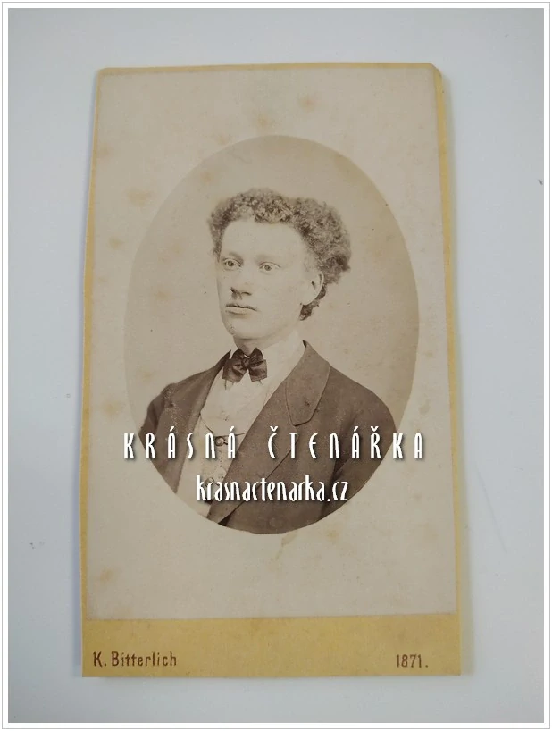 Fotografická vizitka: DŽENTLMEN (Atelier Karel Bitterlich, Hradec Králové)