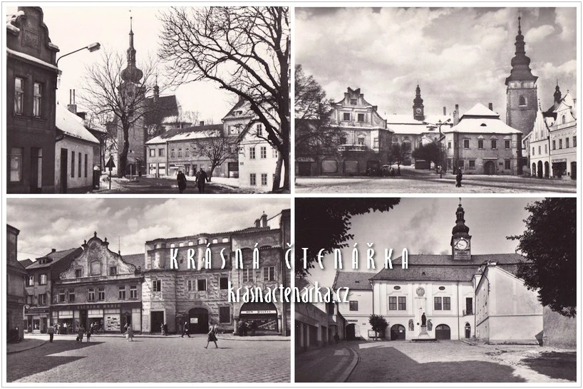 PELHŘIMOV, Soubor 12 pohlednic