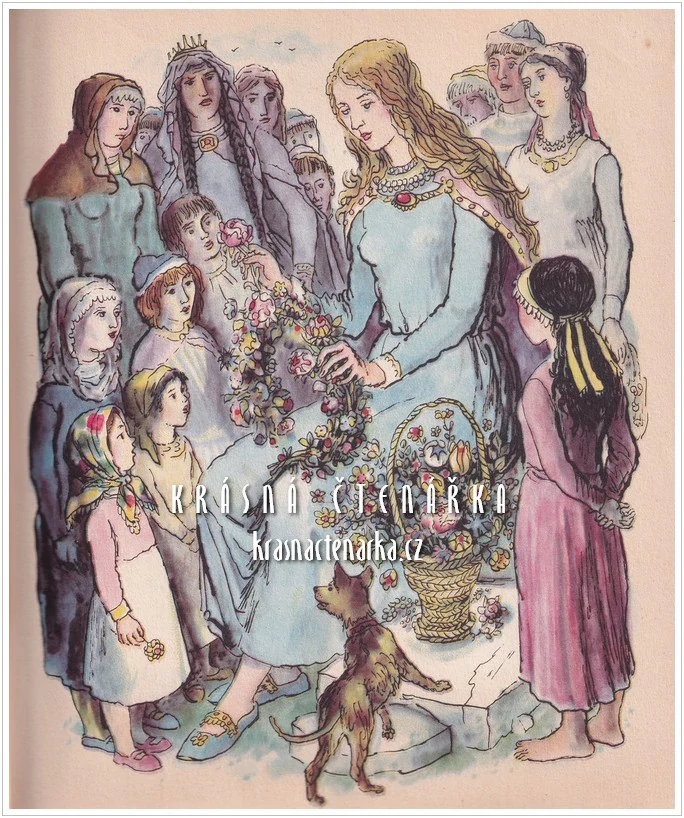 PRINCEZNA SE ZLATOU HVĚZDOU NA ČELE (Němcová Božena, il. Karel Václav)