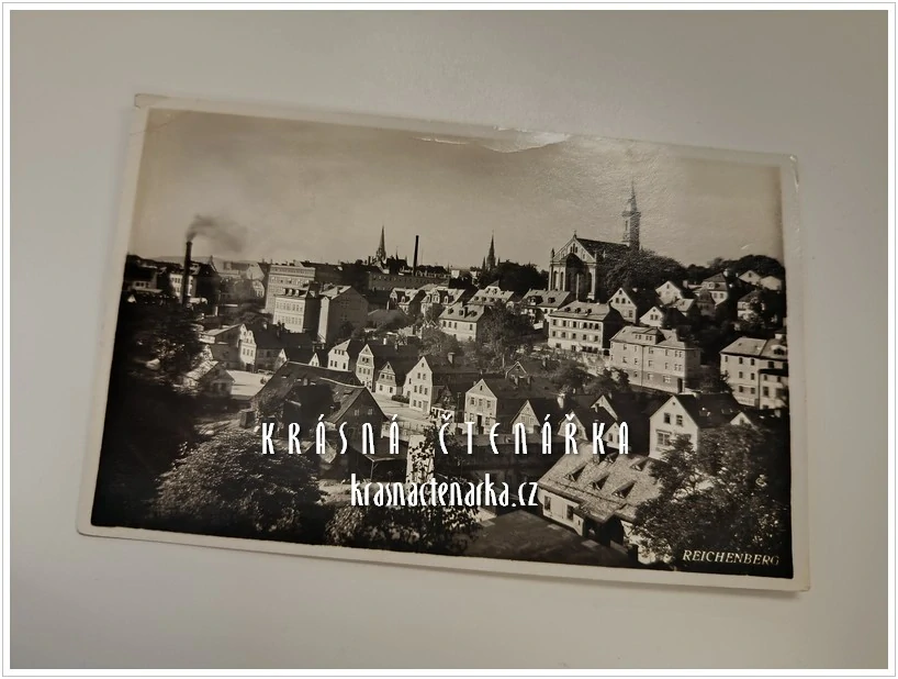 LIBEREC, Střed města a pohled na evangelický kostel