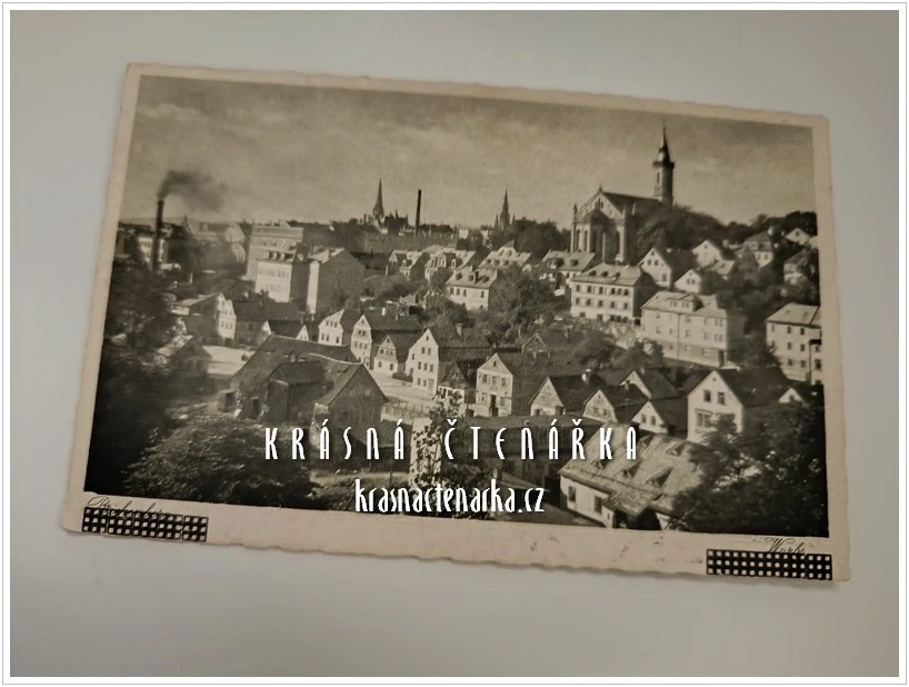 LIBEREC, Střed města a pohled na evangelický kostel