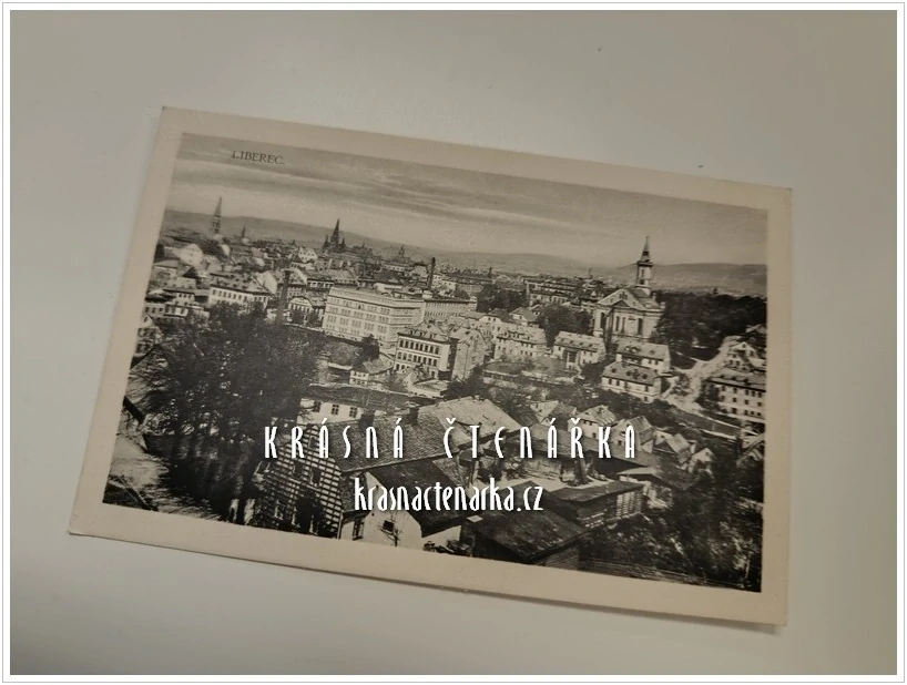 LIBEREC, Střed města a pohled na evangelický kostel