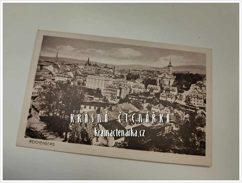 LIBEREC, Střed města a pohled na evangelický kostel