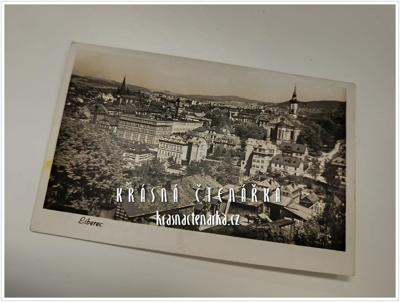 LIBEREC, Střed města a pohled na evangelický kostel