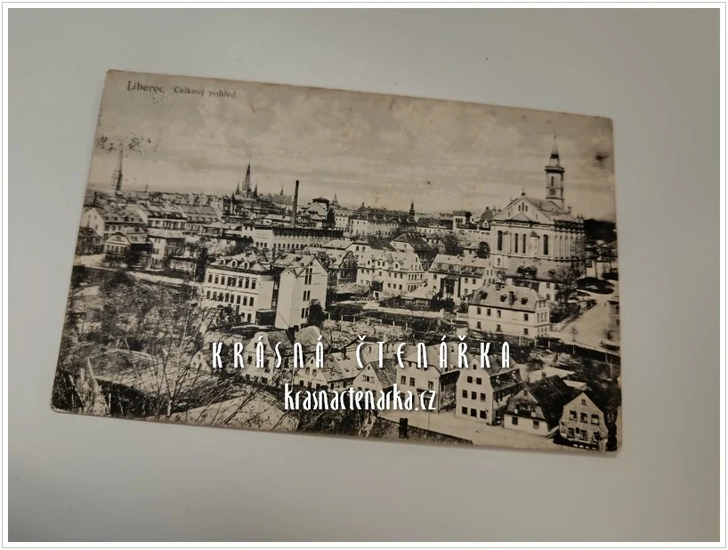 LIBEREC, Střed města a pohled na evangelický kostel