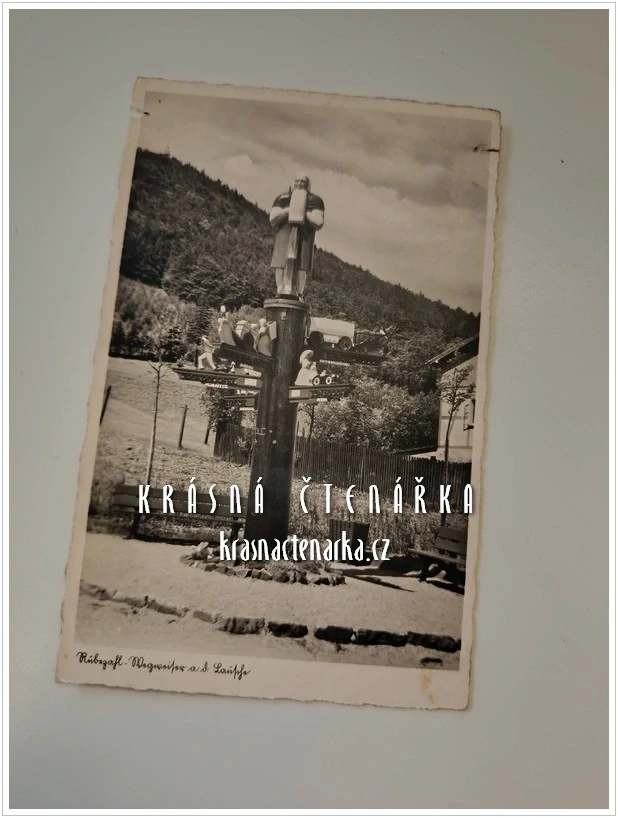 LUŽ a Lužické hory a rozcestník Rübezahl-Wegweiser