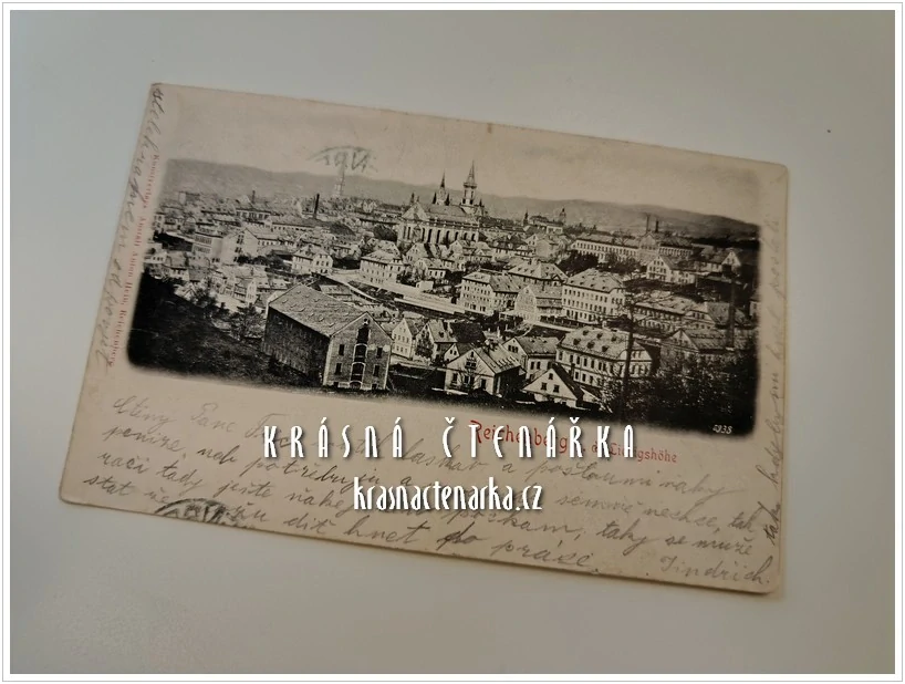 LIBEREC, Střed města a pohled na evangelický kostel