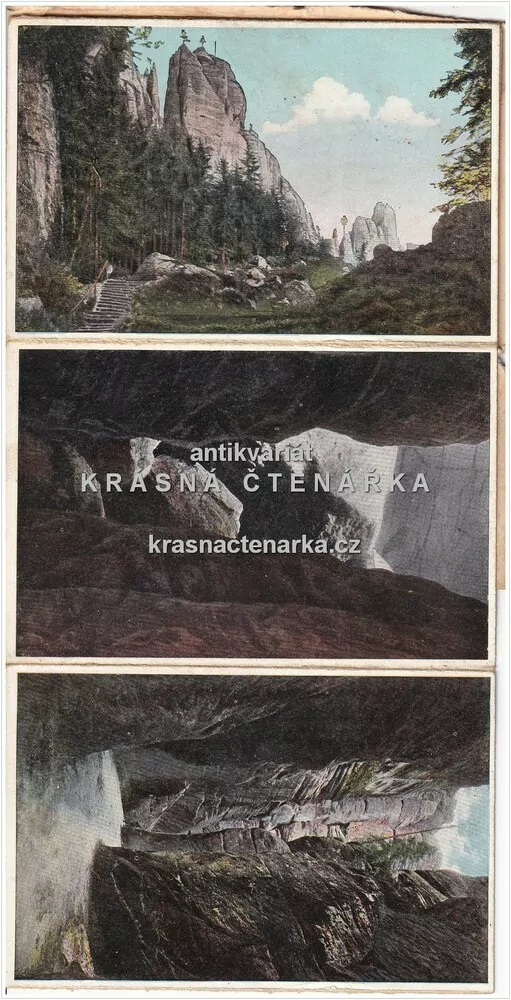 ADRŠPAŠSKÉ SKÁLY (soubor 5 ks pohlednic)