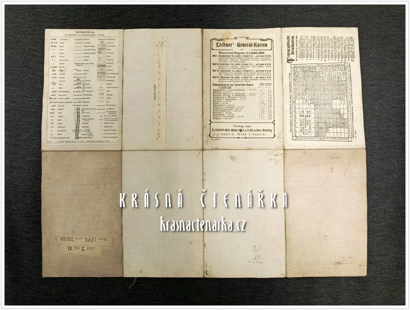 MAPA: ČESKOLIPSKO - DUBÁ, 1:75 000, z edice Lechner's General-Karten