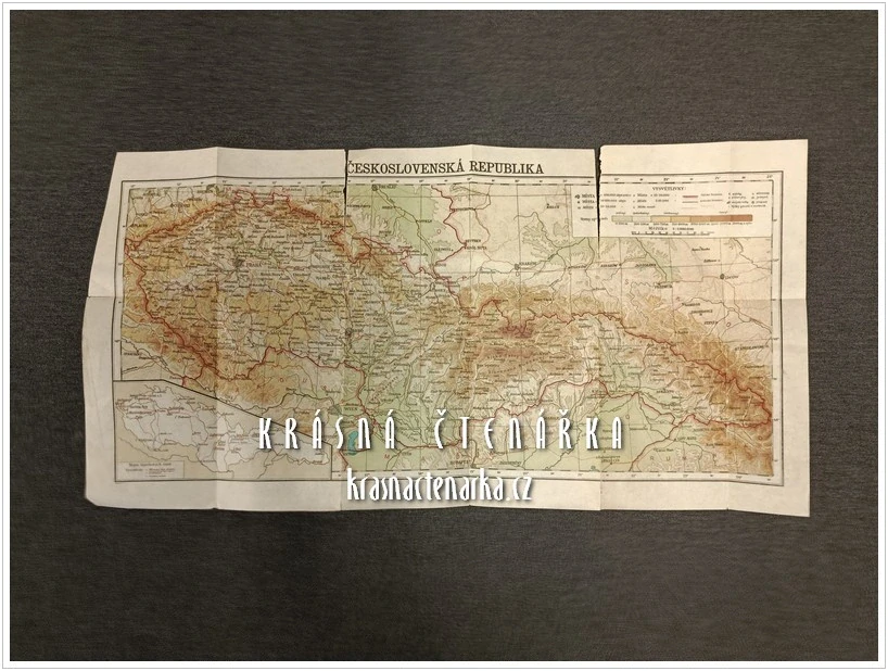ČESKOSLOVENSKÁ REPUBLIKA, Školní přehledná mapa z roku 1930
