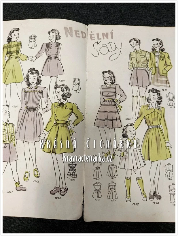 DĚTSKÁ MÓDA Zima 1949, Vydavatel Karel Berner, módní časopisy