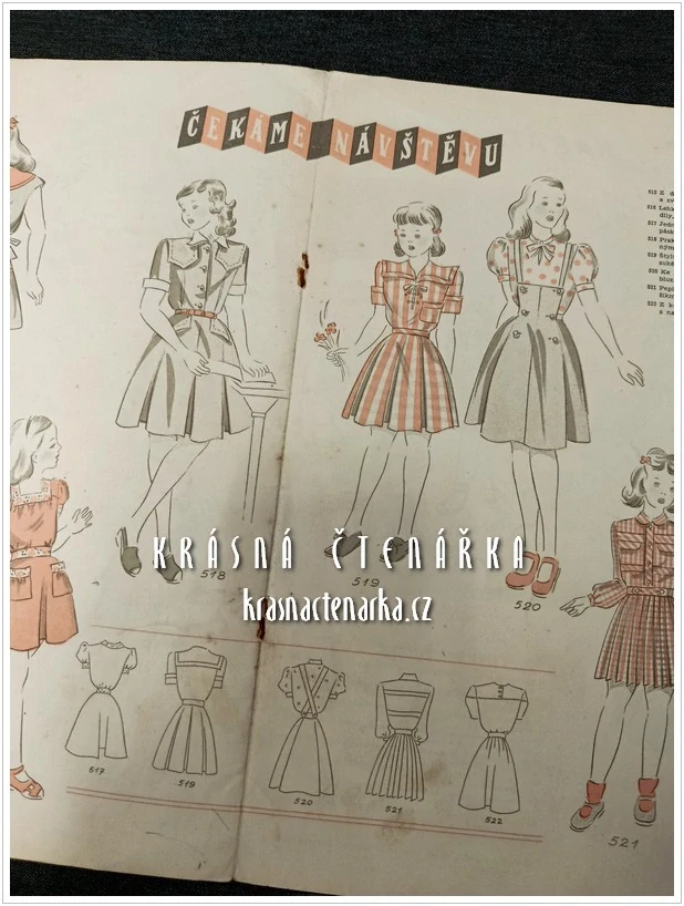 DĚTSKÁ MÓDA Léto 1947, Vydavatel Karel Berner, módní časopisy