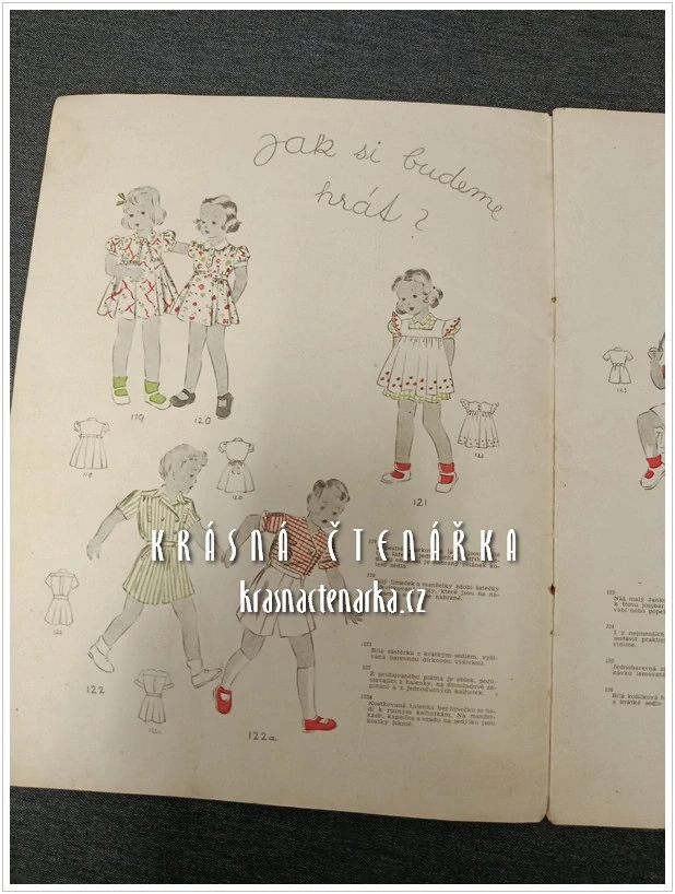 DĚTSKÁ MÓDA Jaro - léto 1946, Vydavatel Karel Berner, módní časopisy
