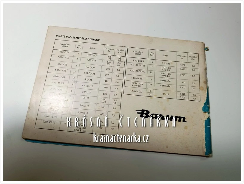 Katalog BARUM, PNEUMATIKY VYXŽADUJÍCÍ PÉČI