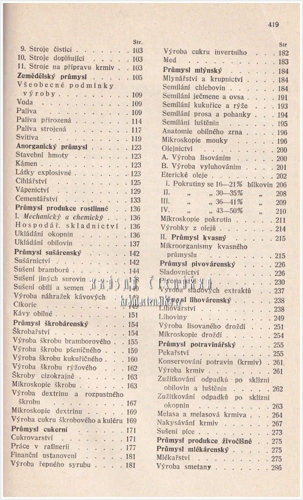 ZBOŽÍZNALSTVÍ HOSPODÁŘSKÉ A ZEMĚDĚLSKO-PRŮMYSLOVÉ (Dr. tech. Ing. Václav Vilikovský)