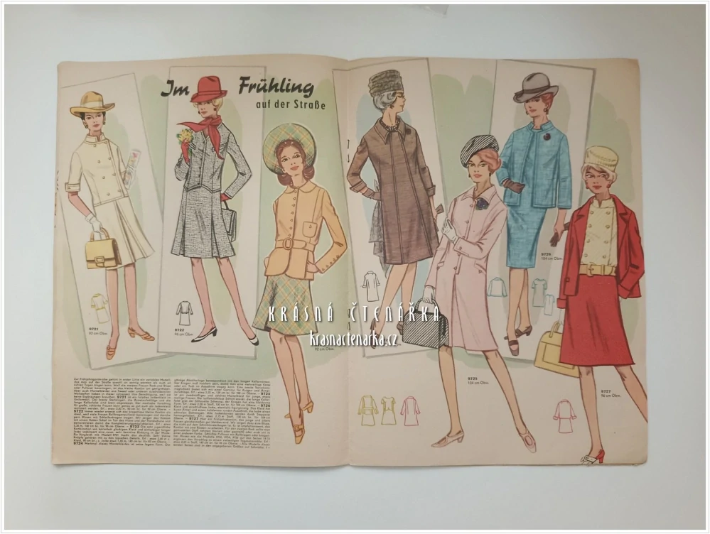 MODE UND SCHNITT Heft 097 / 1968 | Módní časopis s krejčovskými střihy z NDR