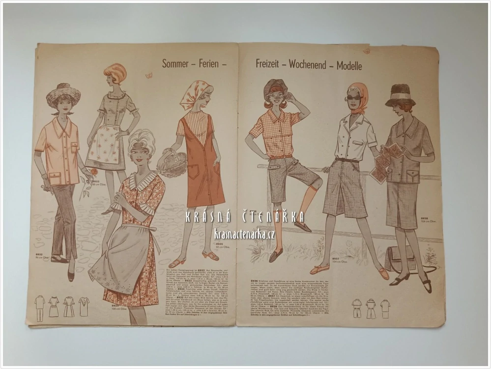 MODE UND SCHNITT Heft 089/1966 | Módní časopis s krejčovskými střihy z NDR