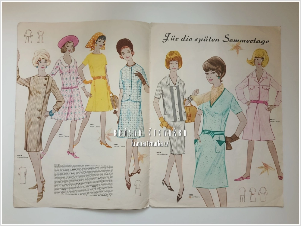 MODE UND SCHNITT Heft 090/1966 | Módní časopis s krejčovskými střihy z NDR