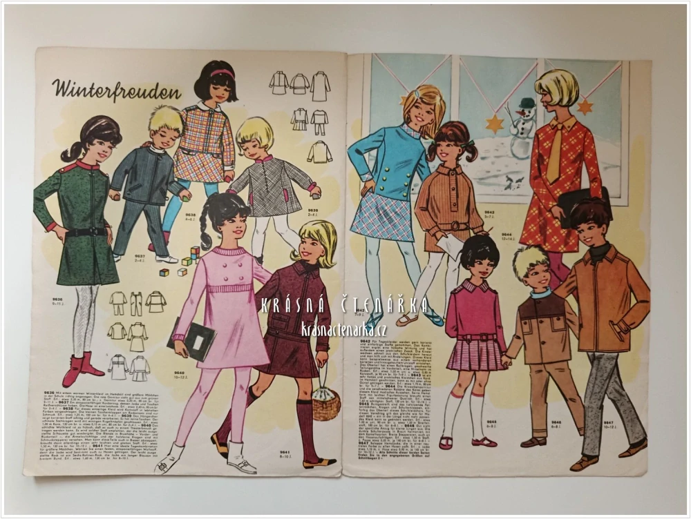 MODE UND SCHNITT Heft 096/1967 | Módní časopis s krejčovskými střihy z NDR