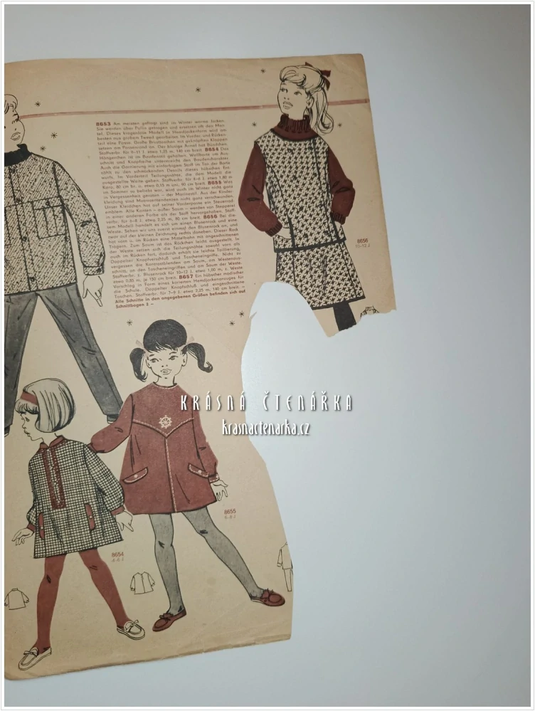 MODE UND SCHNITT Heft 086/1965 | Módní časopis s krejčovskými střihy z NDR