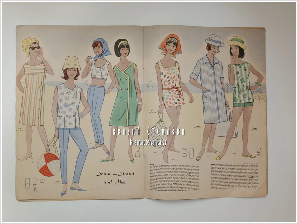MODE UND SCHNITT Heft 084/1965 | Módní časopis s krejčovskými střihy z NDR