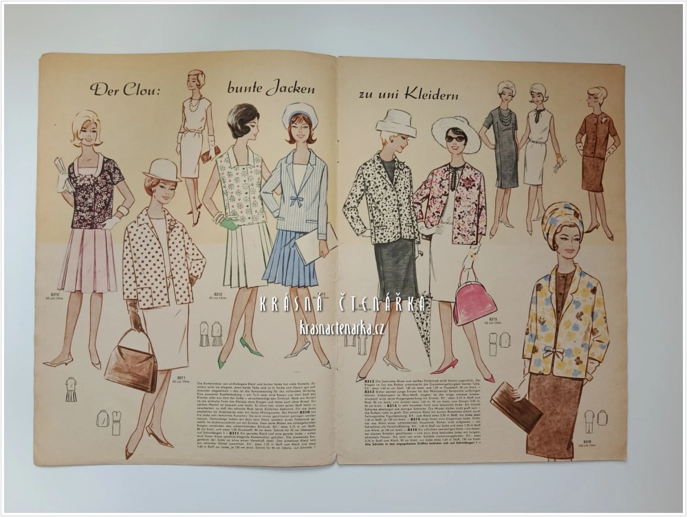 MODE UND SCHNITT Heft 083/1965 | Módní časopis s krejčovskými střihy z NDR