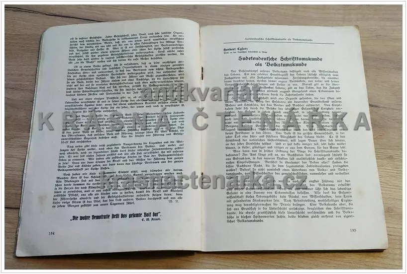 VOLK UND FÜHRUNG (Unabhängige sudetendeutsche Monatshefte für Politik und Erziehung), číslo 5 / 1935