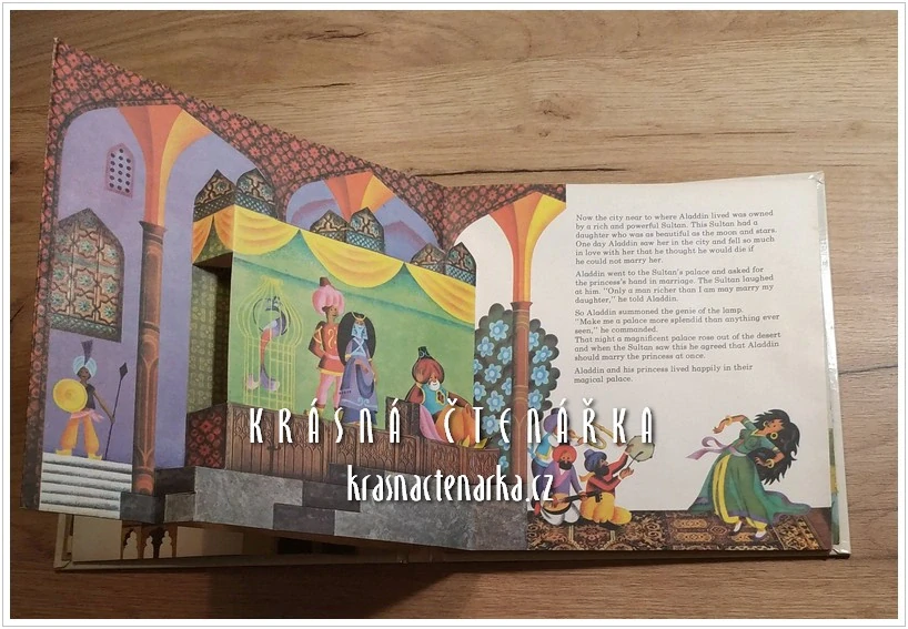 ALADDIN AND HIS MAGIC LAMP (il. Pavlín / Šeďa) (Pop-up kniha)