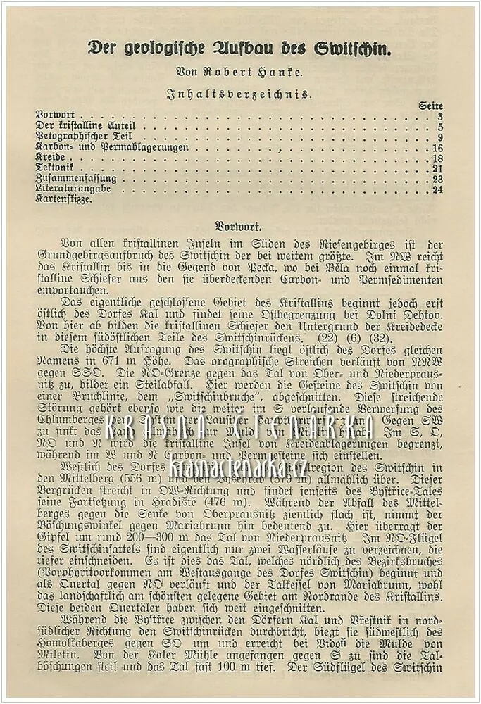 FIRGENWALD, für Geologie und Erdkunde der Sudetenländer (geologie, geografie, Sudety)